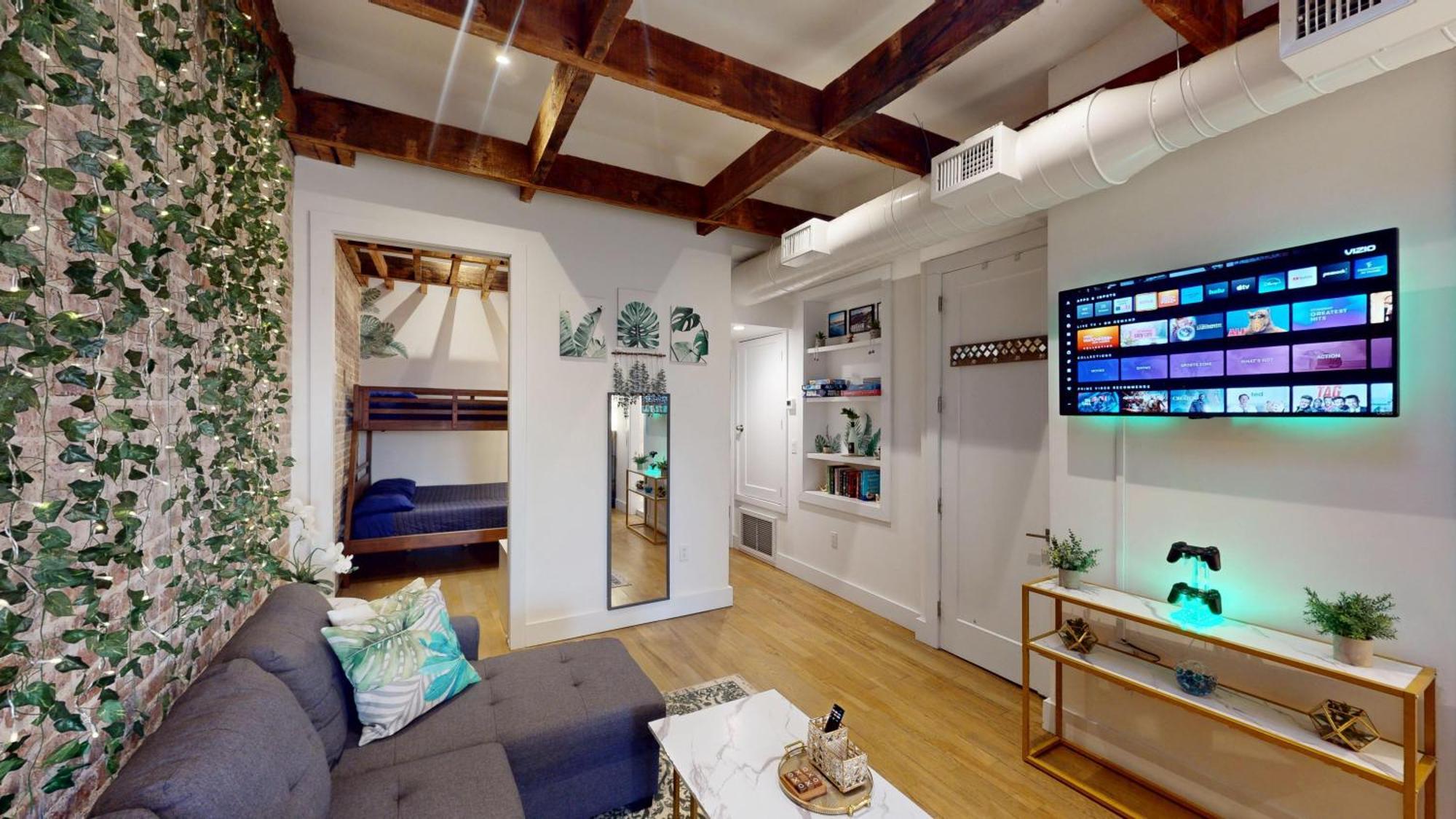 Chic Penthouse 15 Minutes From Nyc - Bus Stop At Doorstep Hoboken Exteriör bild