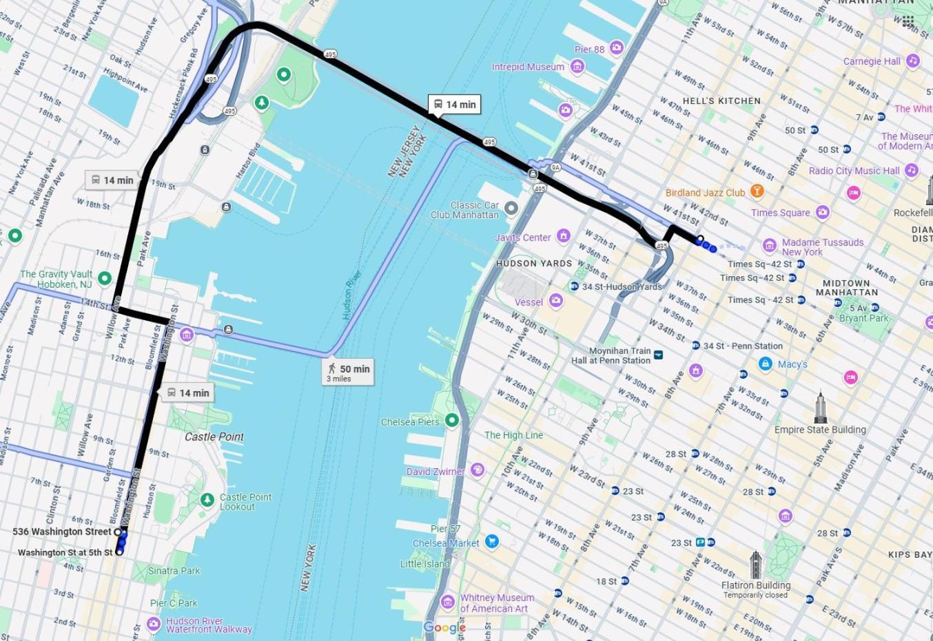 Chic Penthouse 15 Minutes From Nyc - Bus Stop At Doorstep Hoboken Exteriör bild